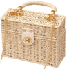 Hand Woven Box Bag Crossbody Chain Purse