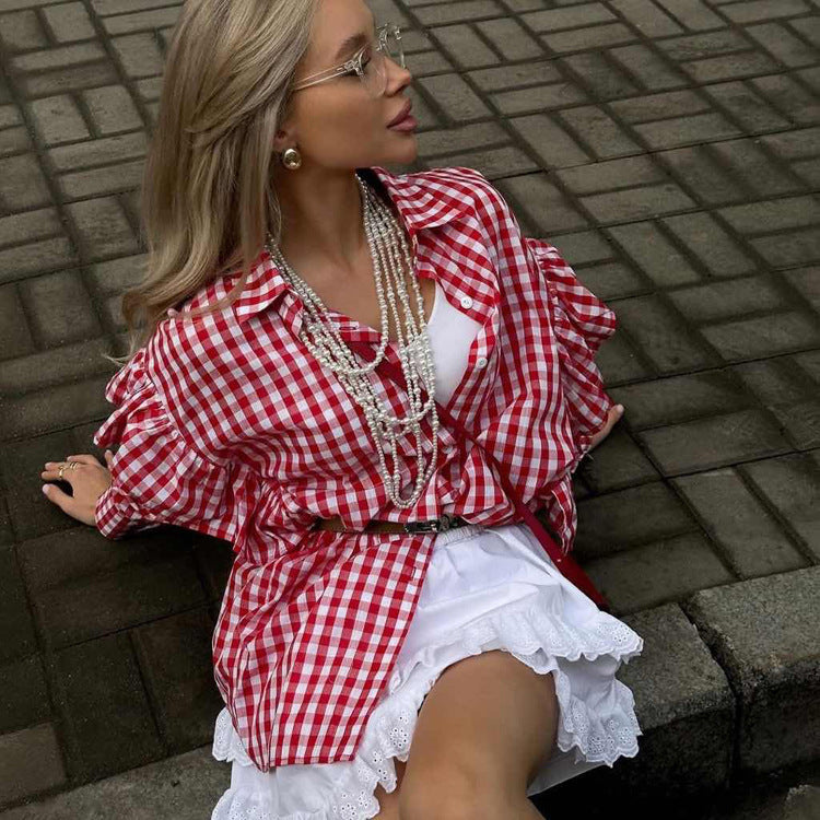 Classic Oversized Drop Shoulder Shirt For Women
