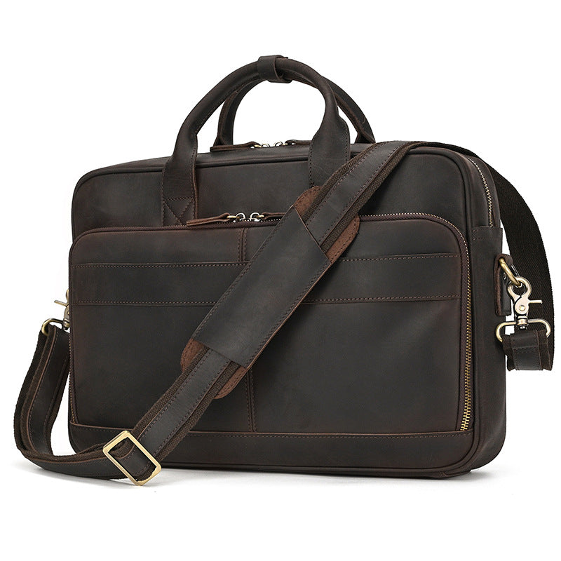 Airline Carry On Trolley Leather Sleeve Briefcase Bag