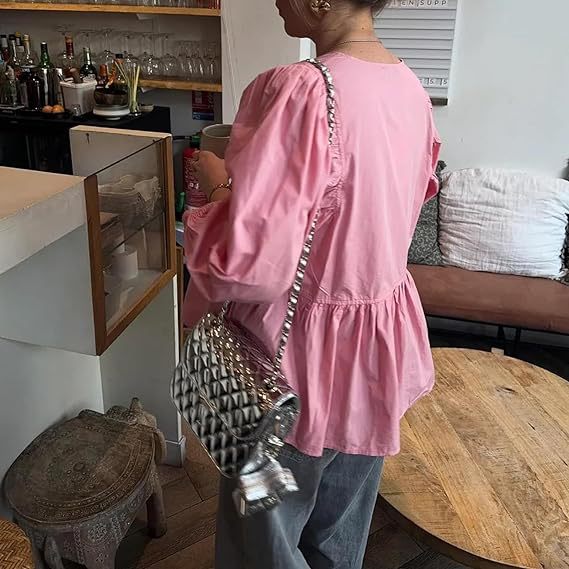 Women Puff Sleeve Shirt