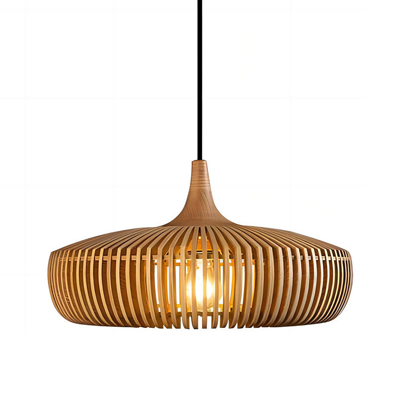 Scandinavian Wood Pendant Light Ceiling Lamp & Modern Farmhouse Chandelier