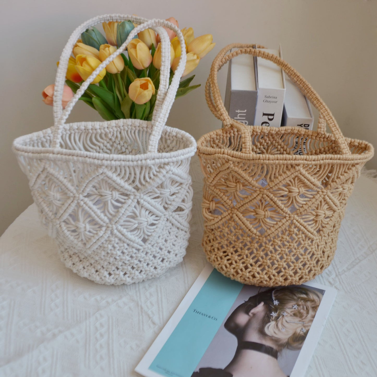 Straw Shoulder Purse for Women Woven Crochet