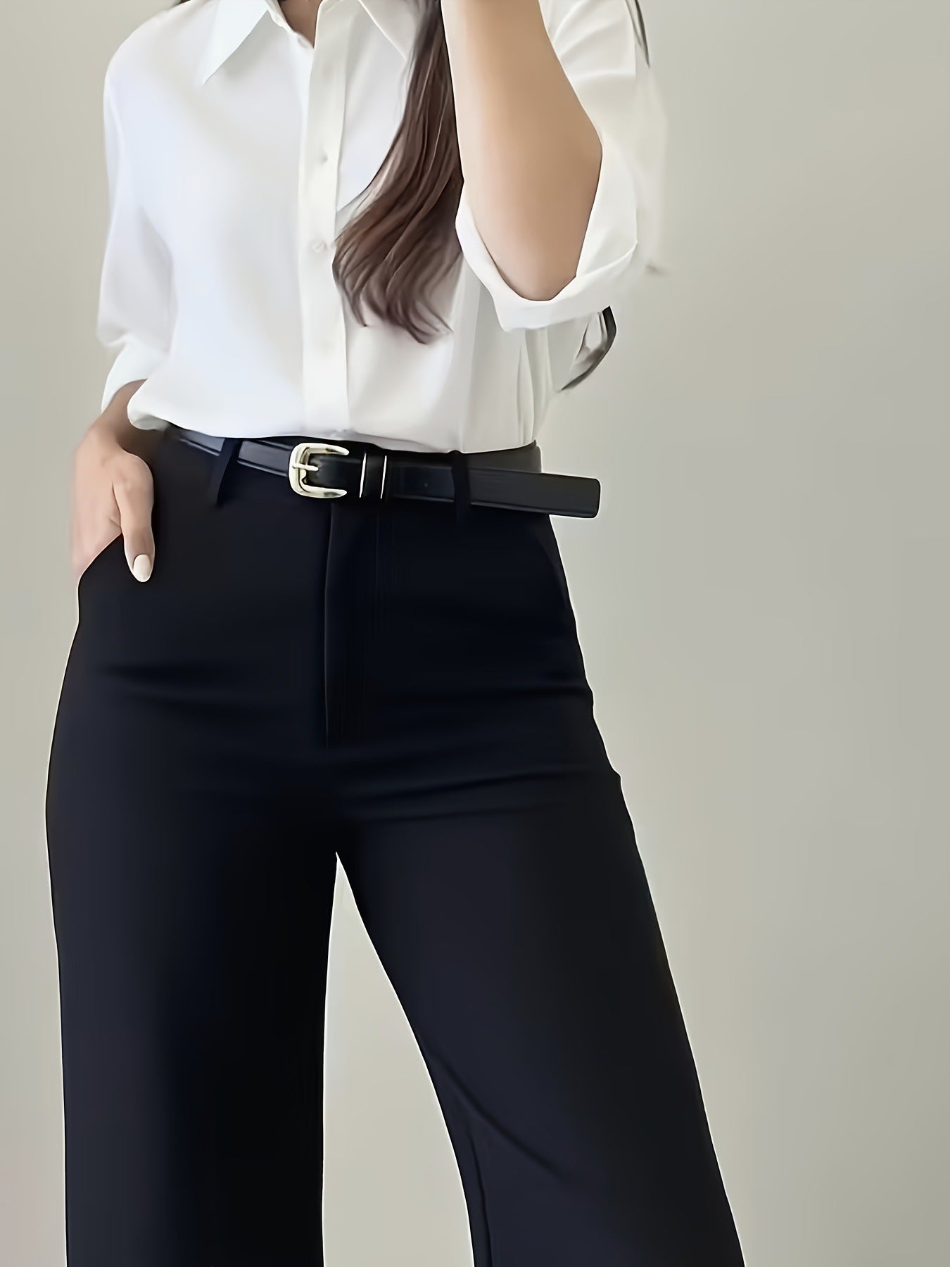 Soft straight leg women's pants
