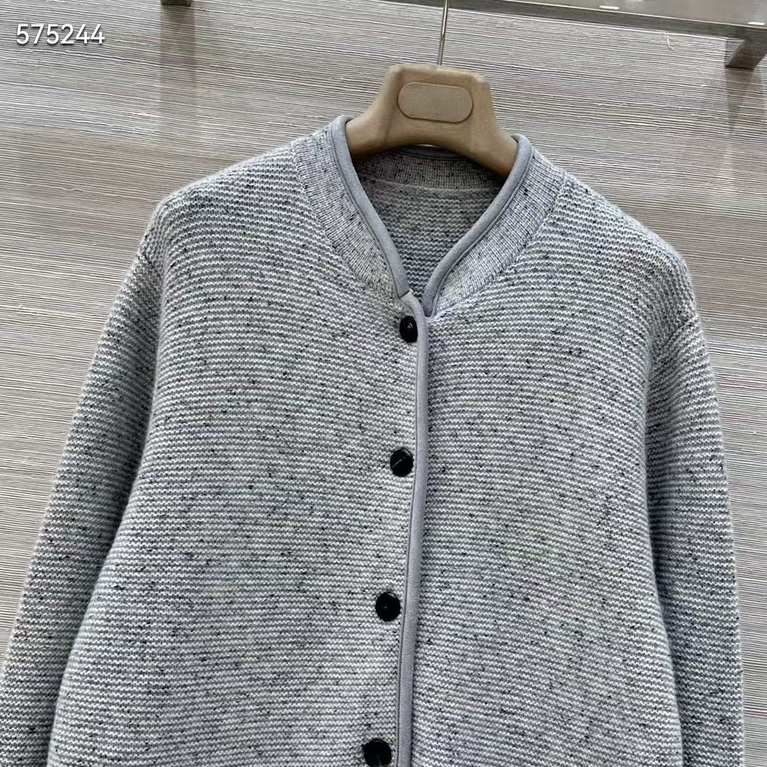 Women Genuine Cashmere Button Jacket Cardigan Coat