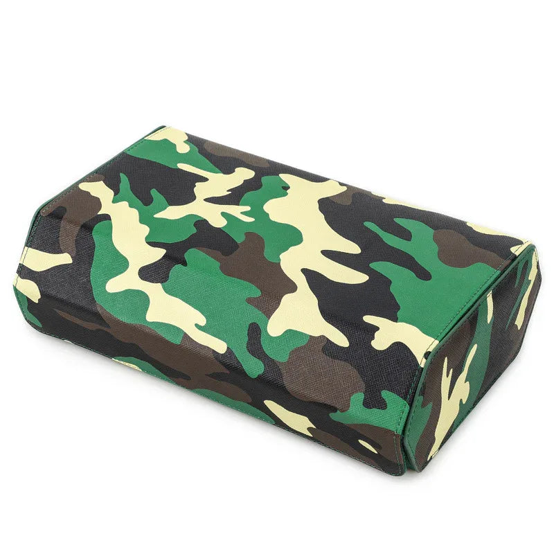 8 Slot Top Layer Cowhide Travel Watch Display Case