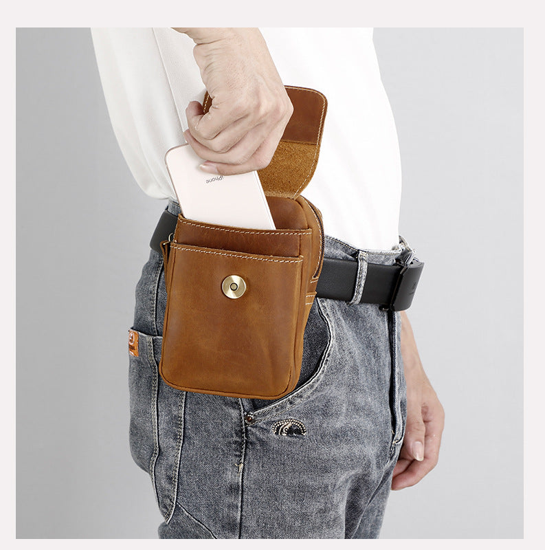 Genuine Leather Waist Bag