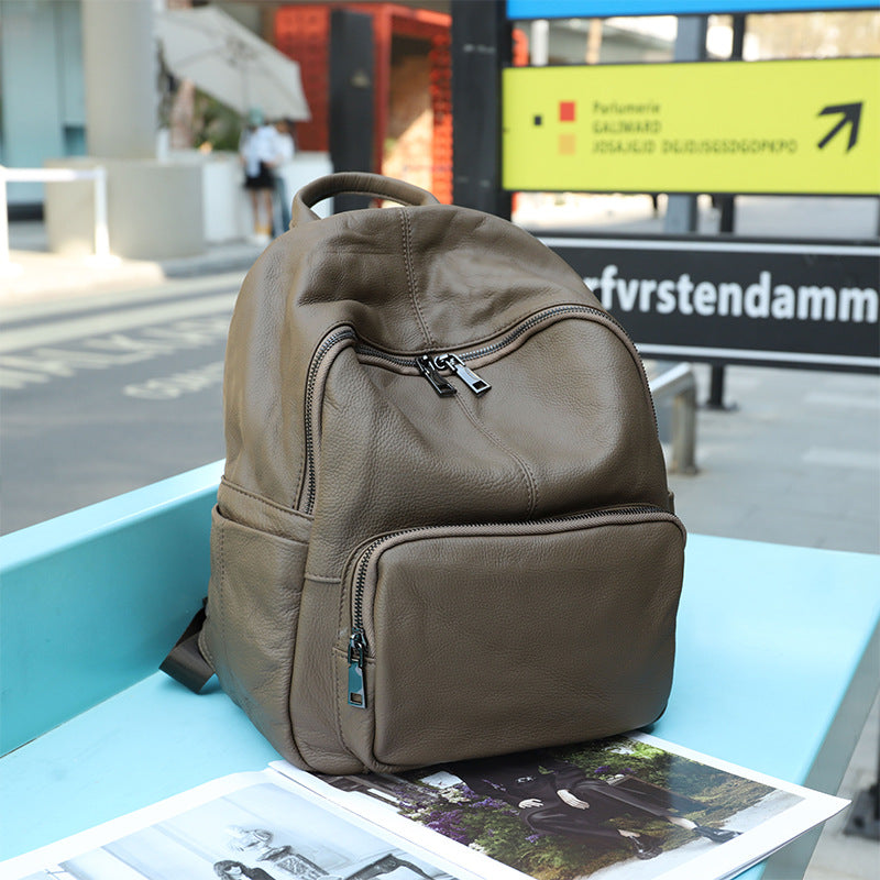 Genuine Leather Backpack for Women