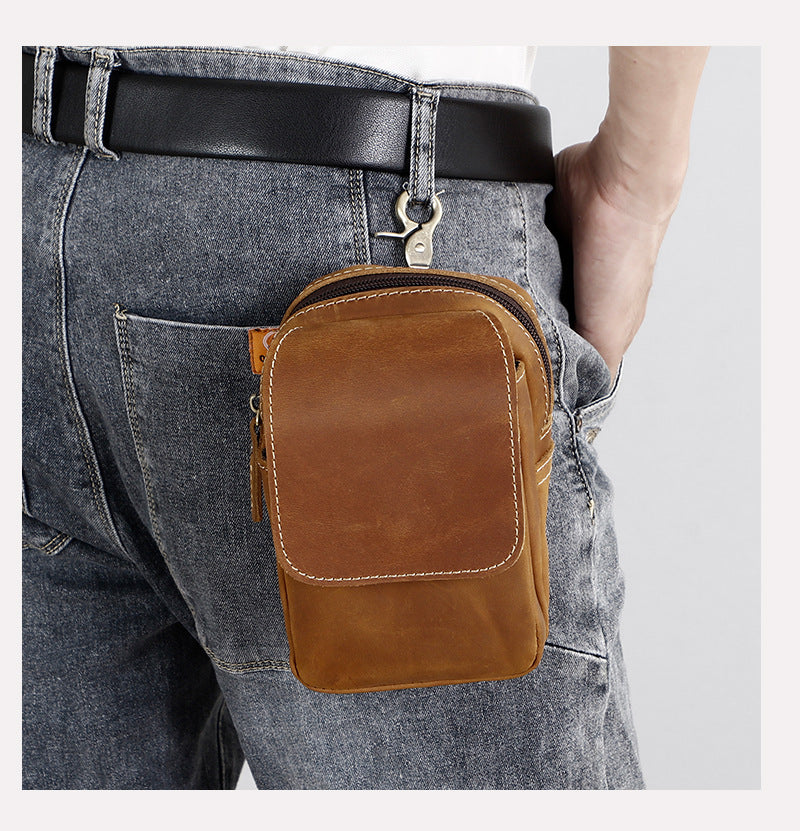 Genuine Leather Waist Bag