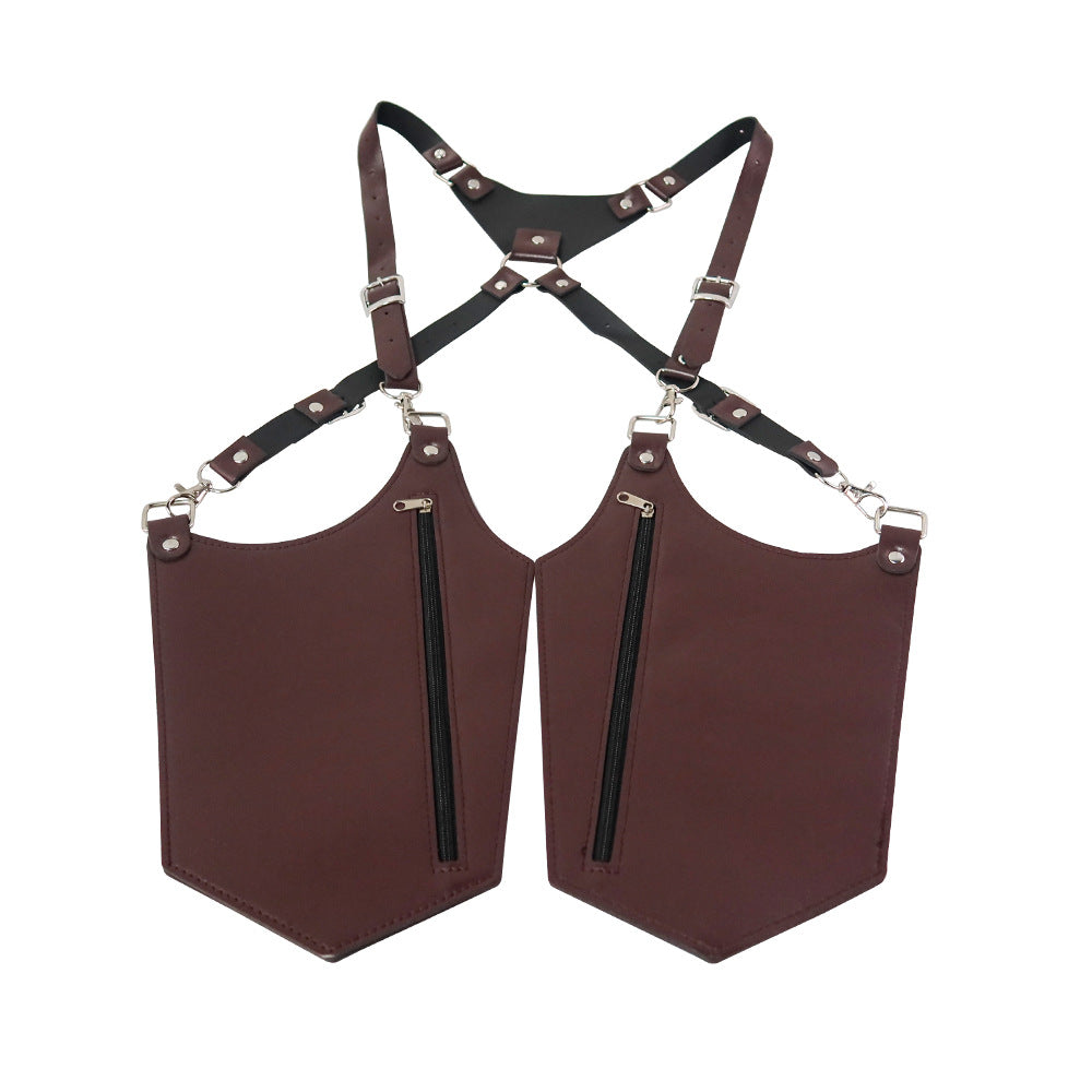 PU Leather Underarm Holster Bag for Men and Women