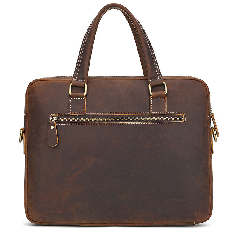 Genuine Leather Office Messenger Bag for Men