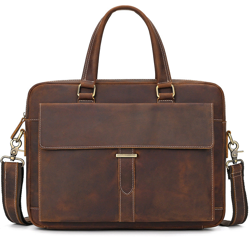 Men Leather Office Bags Sale Travel Briefcase