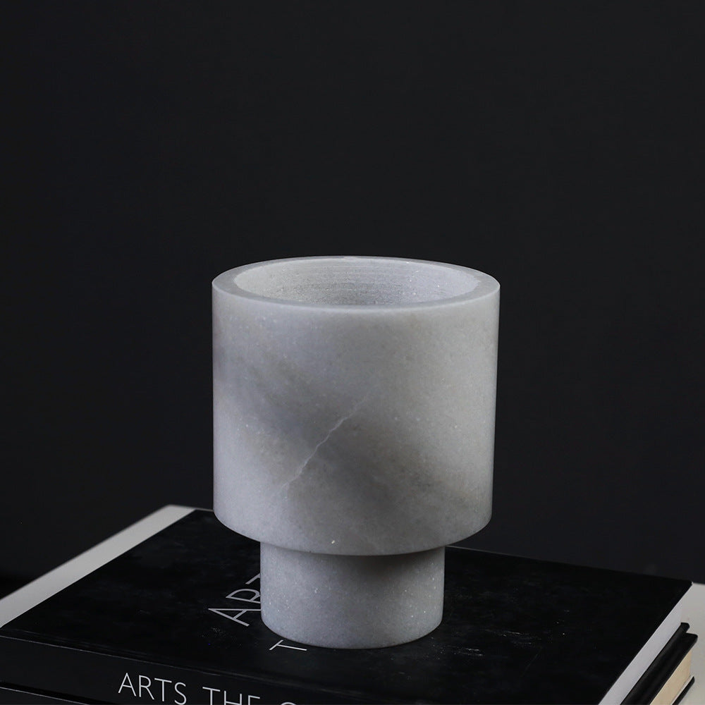 Luxury Marble Vase for Living Room, Office, and Hotel Decoration