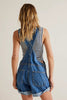 Trendy Women's Denim Short Overalls
