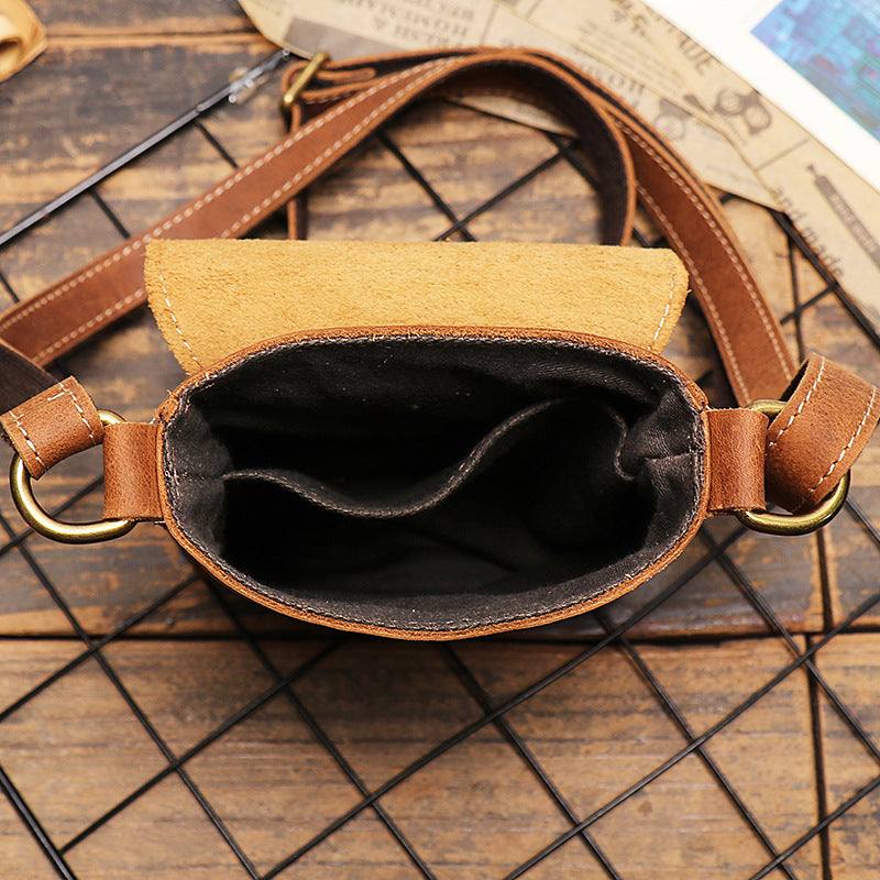 Small Leather Crossbody Phone Bag for Women