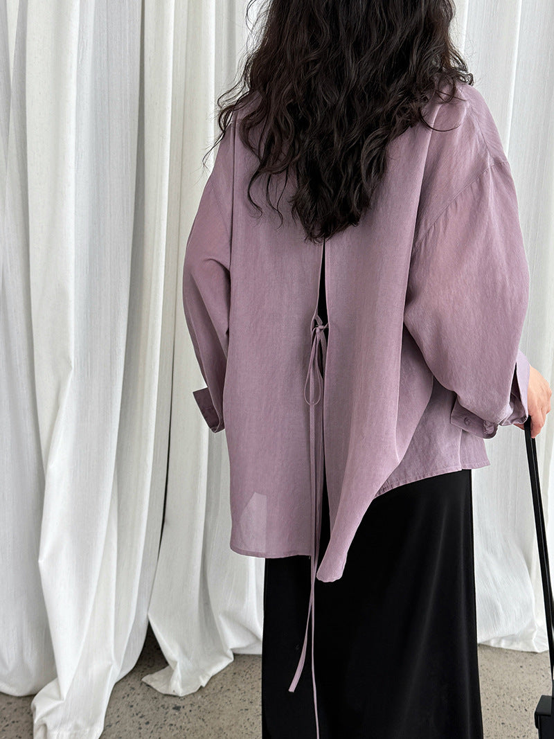 Women's Long Sleeves Blouse Shirt