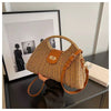 Straw Woven Beach Crossbody Bag for Women
