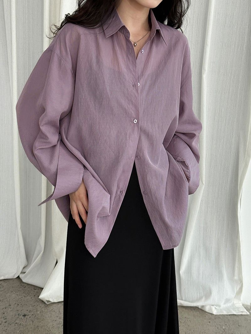 Women's Long Sleeves Blouse Shirt