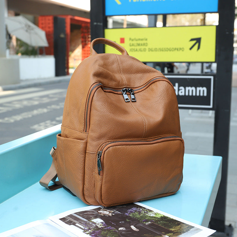 Genuine Leather Backpack for Women