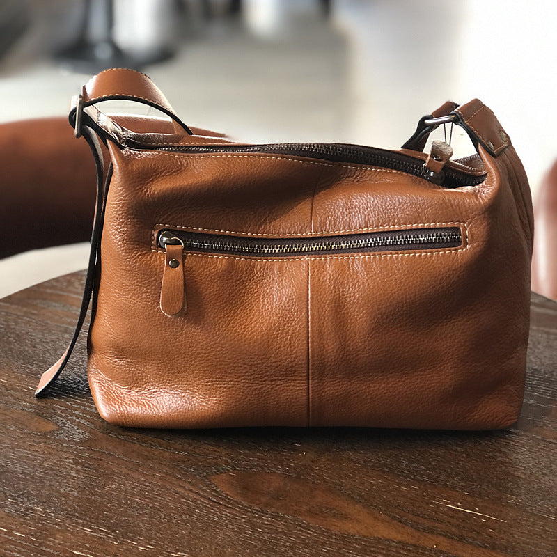 Women Leather Messenger Bag Office Crossbody Purse
