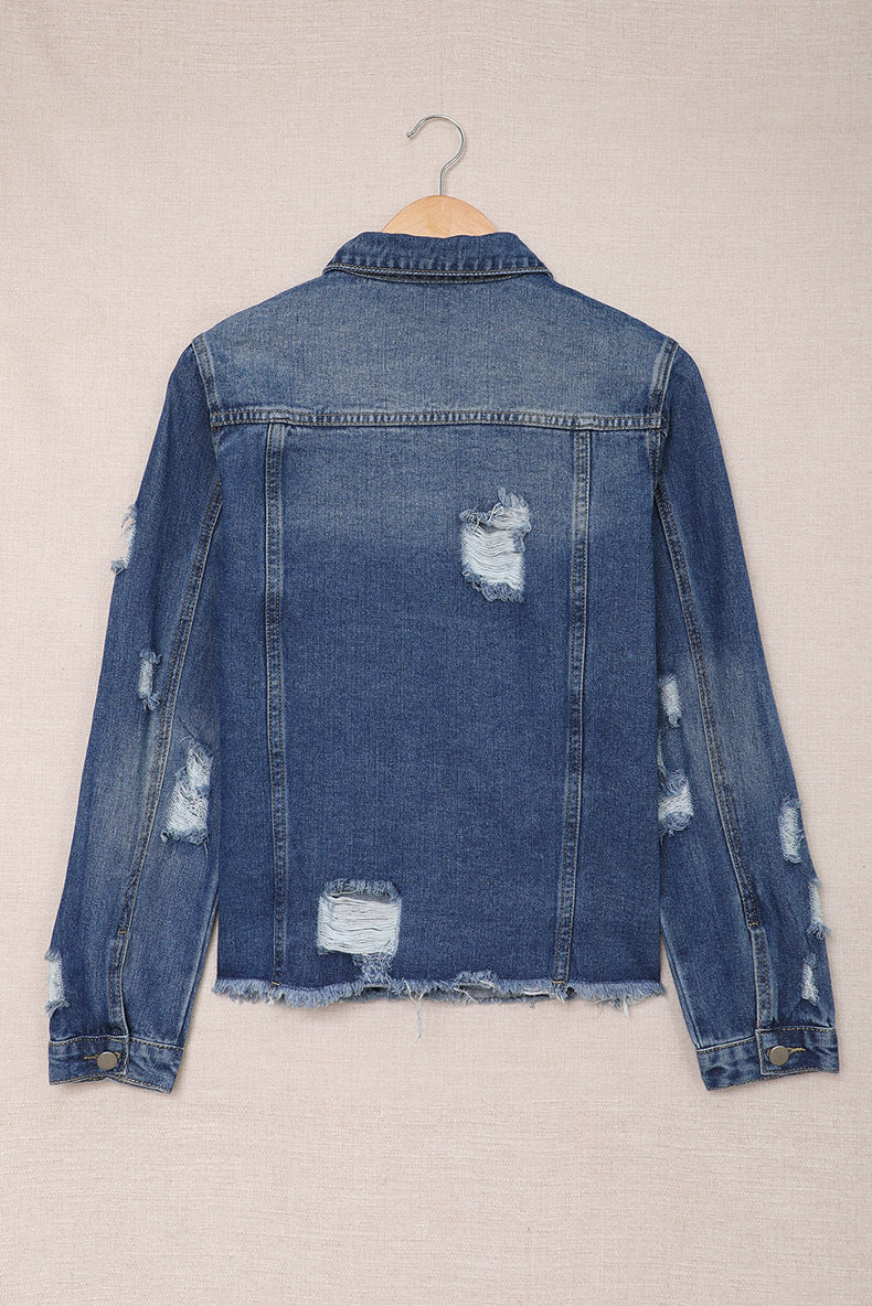 Lightweight denim jacket for ladies