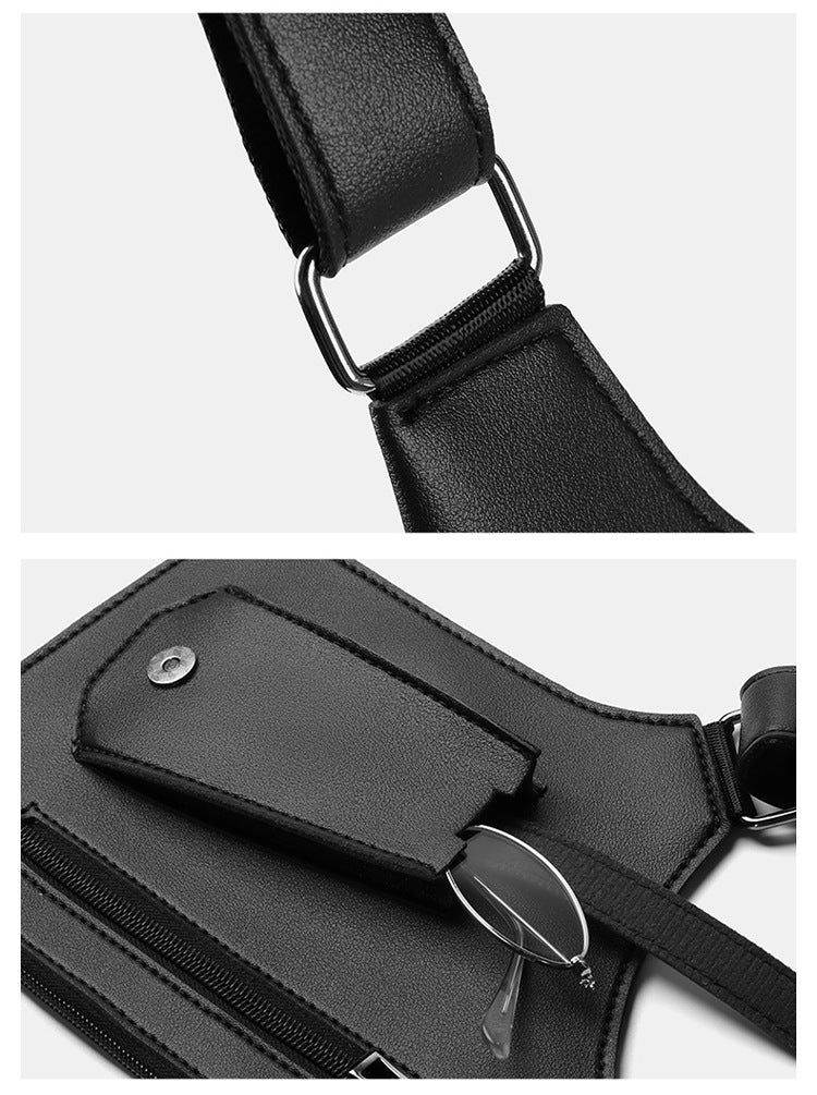 Faux Leather Anti Theft Shoulder Holster Bag