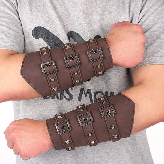 Gothic Punk Wristband Cuffs for Men & Women