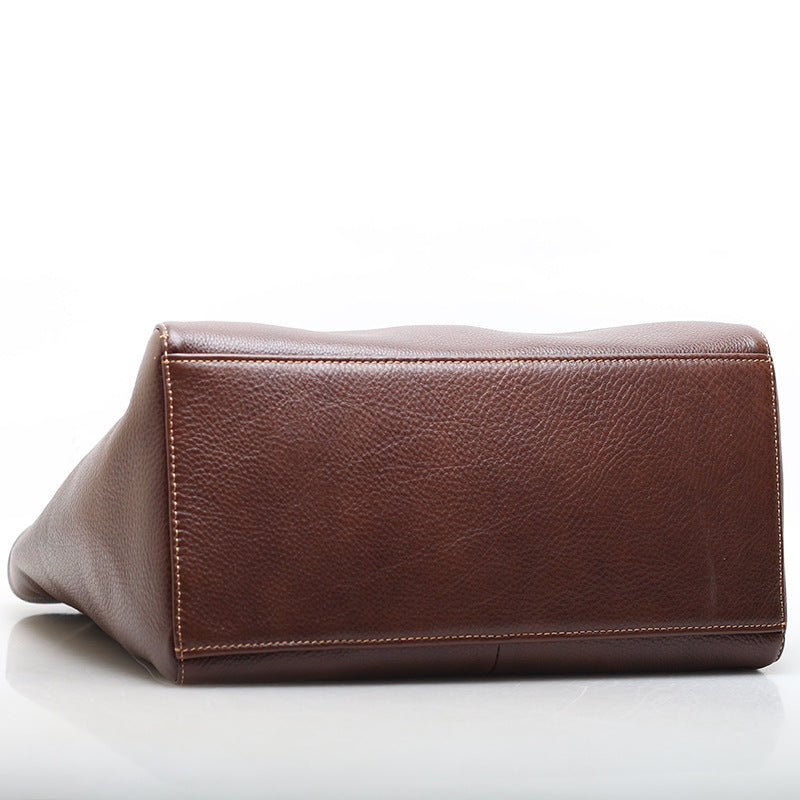 Women’s Genuine Cowhide Handbag for Office & Travel