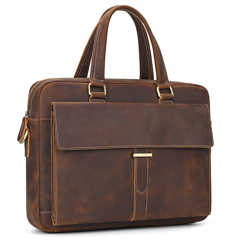 Men Leather Office Bags Sale Travel Briefcase