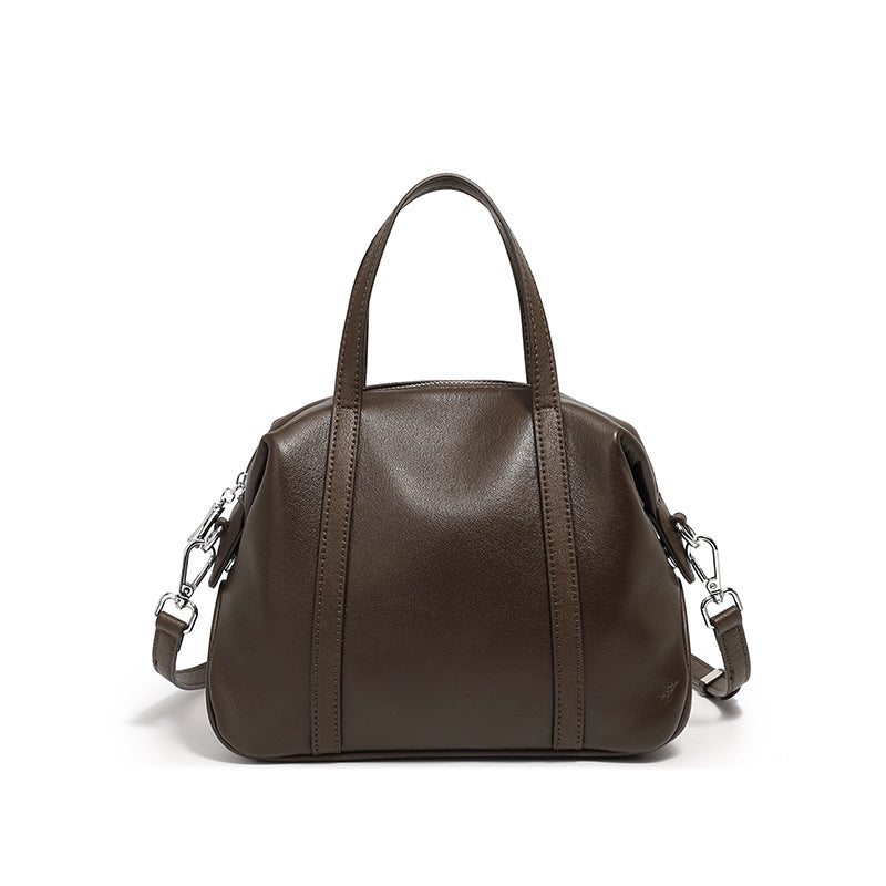 Genuine Leather Shoulder Bag Women's Crossbody Tote Handbag