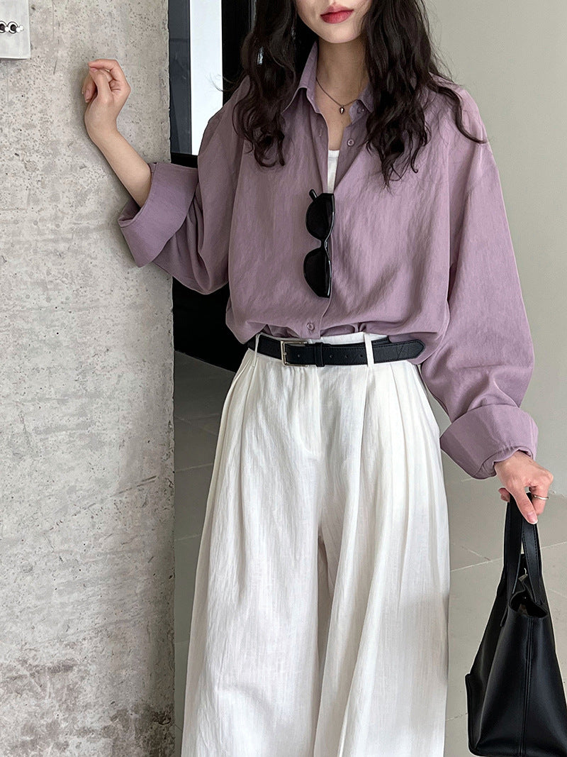 Women's Long Sleeves Blouse Shirt