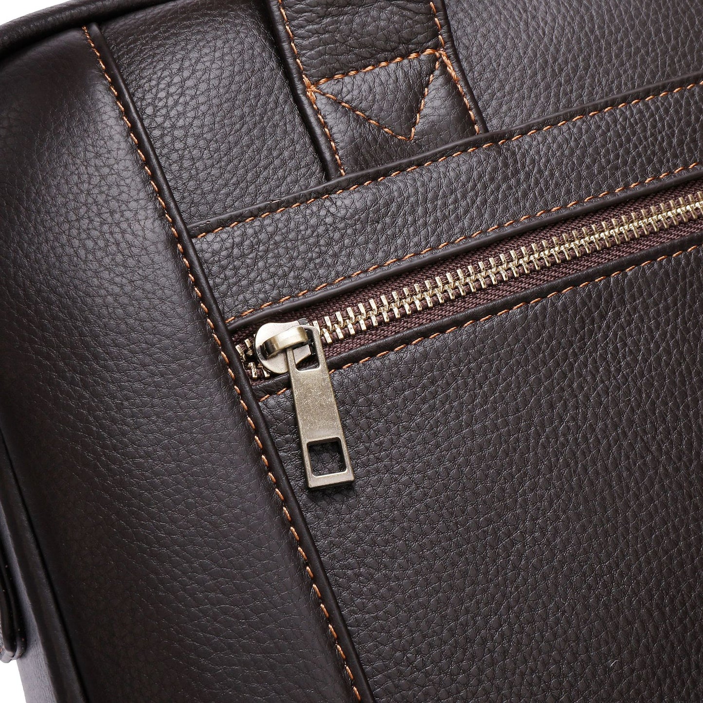Genuine Leather Men's Office Laptop Bag