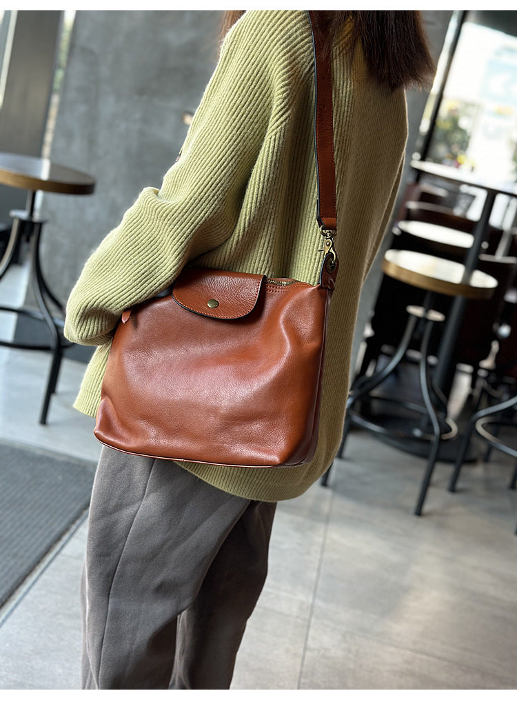 Women Leather Messenger Crossbody Purse