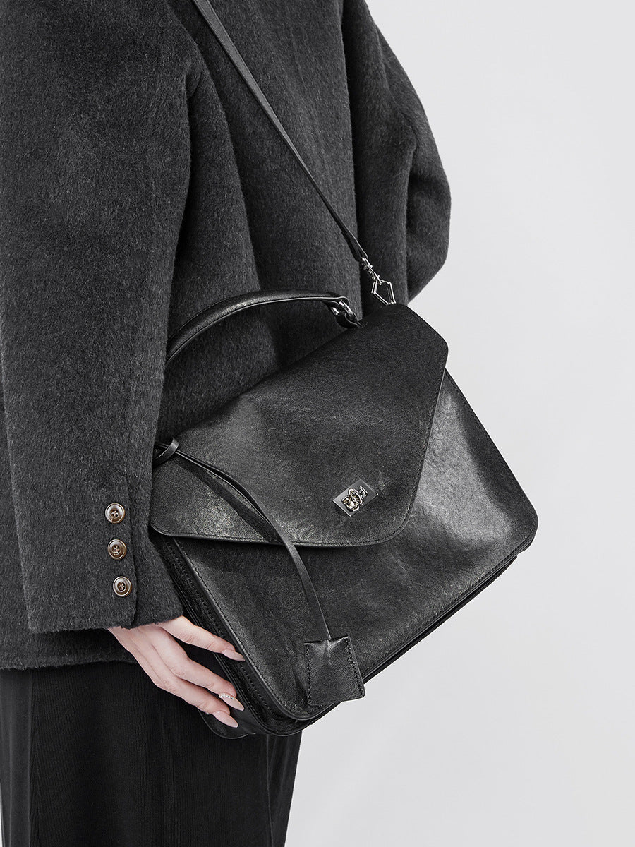 Women's Crossbody Bag Leather Cowhide Shoulder Bag