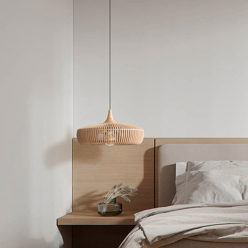 Scandinavian Wood Pendant Light Ceiling Lamp & Modern Farmhouse Chandelier