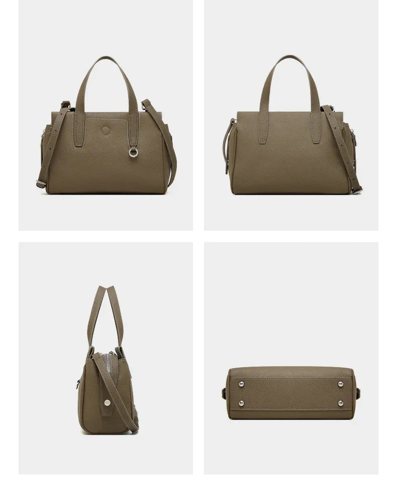 Real Leather Crossbody Handbag for Women