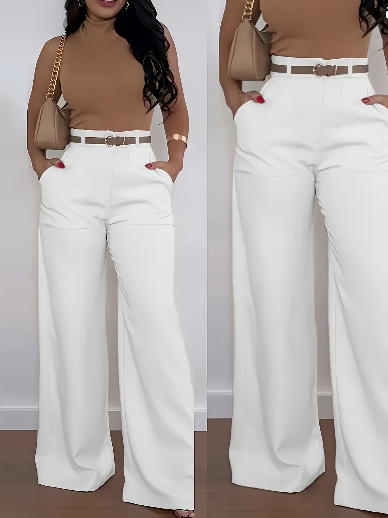 Soft straight leg women's pants