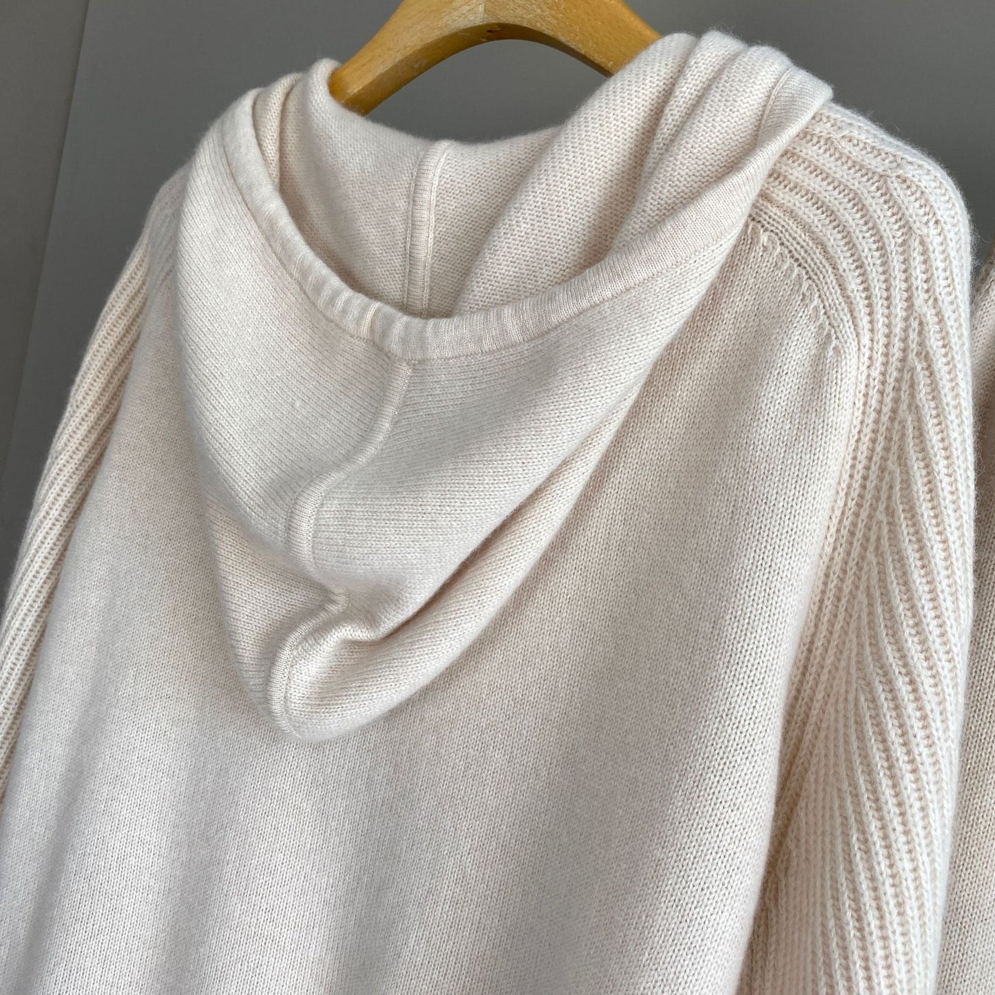 Women Cashmere Wool Knit Hoodie and Pants Set