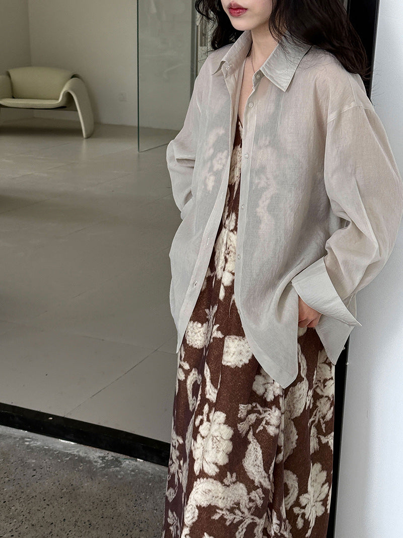 Women's Long Sleeves Blouse Shirt