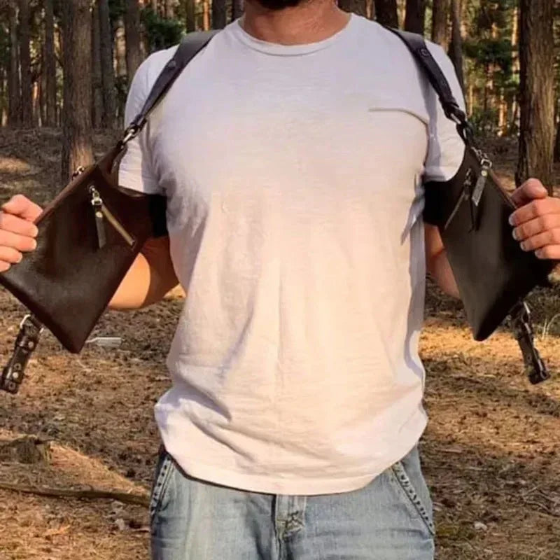 PU Leather Anti Theft Festival Rave Underarm Harness