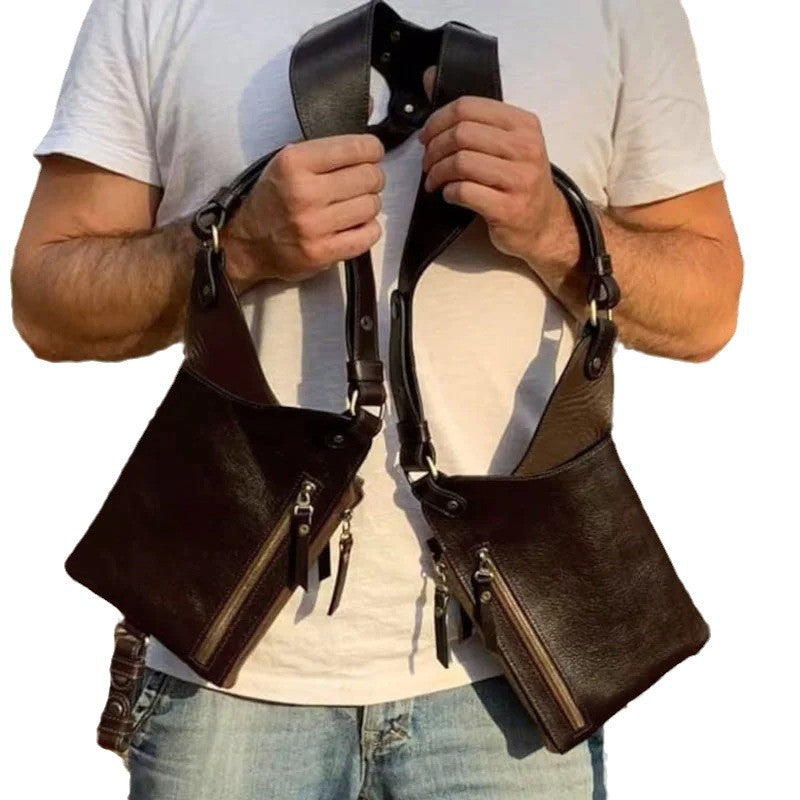 PU Leather Anti Theft Festival Rave Underarm Harness