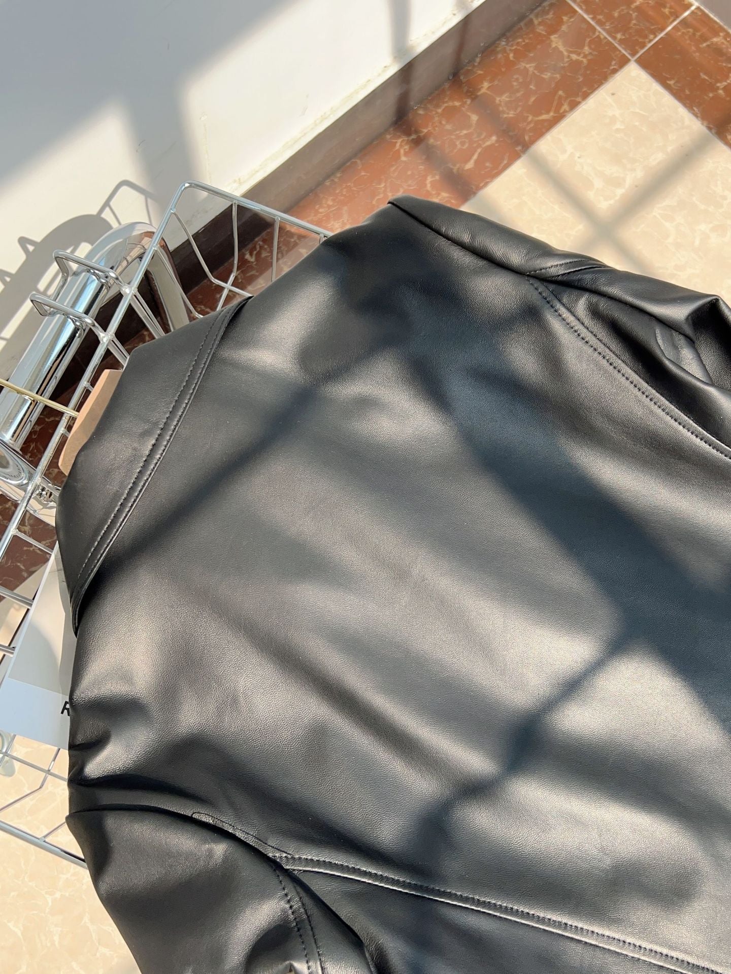 Women Black Leather Jacket Genuine Sheepskin Moto Bomber