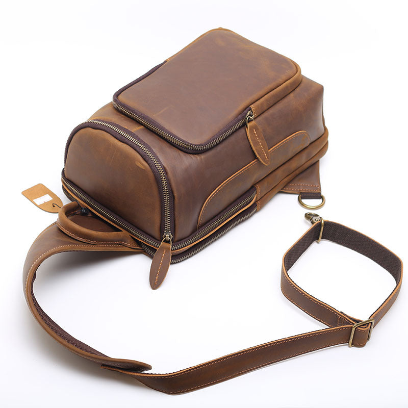 Genuine Leather Crossbody Belt Bum Bags