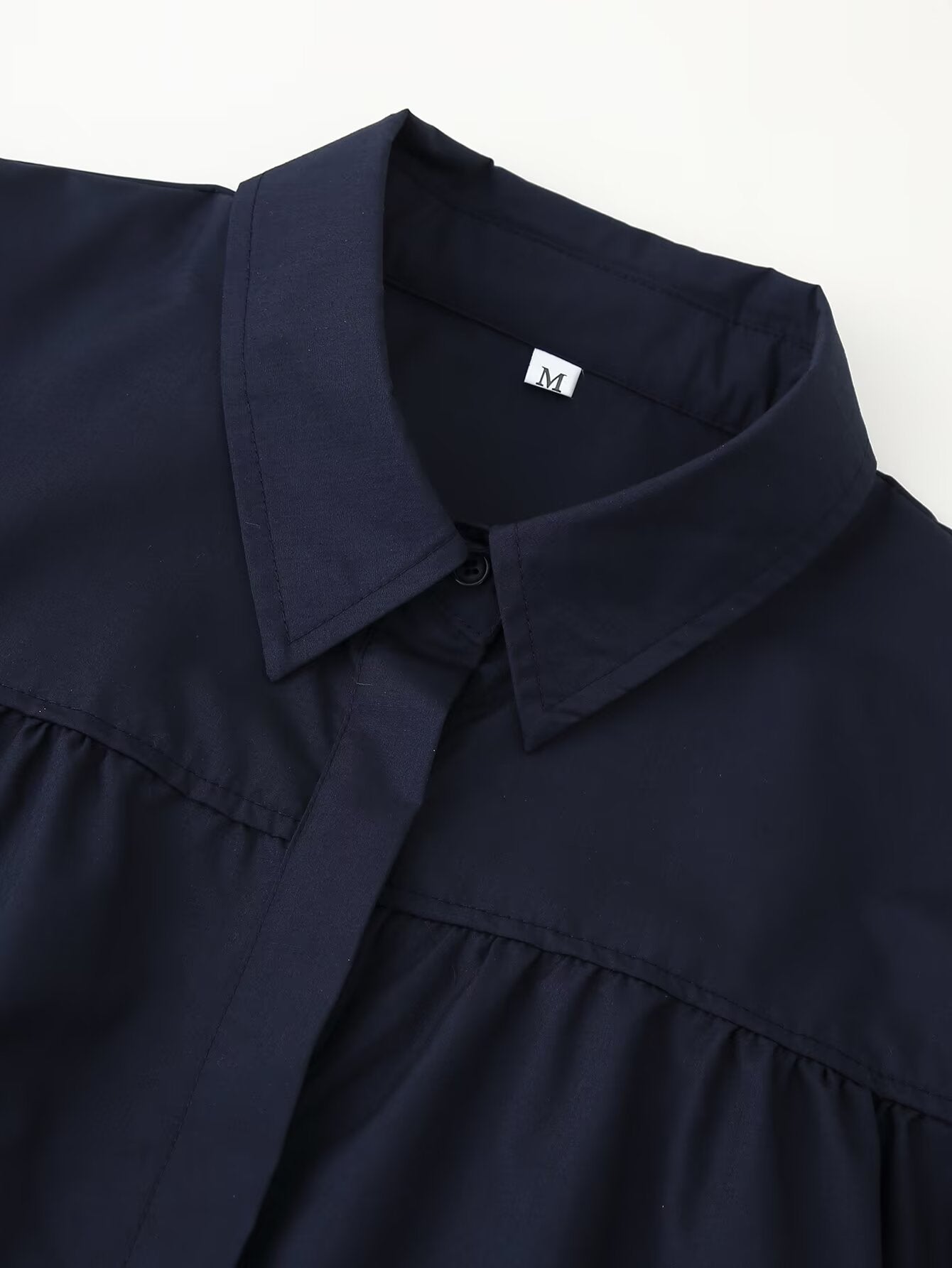 Flare Sleeve Loose-Fit Woven Women's Shirt