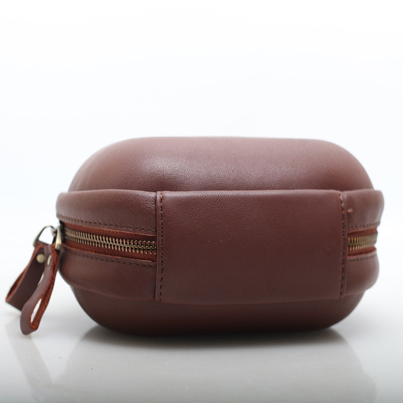 Genuine Leather Box Bag for Women Crossbody