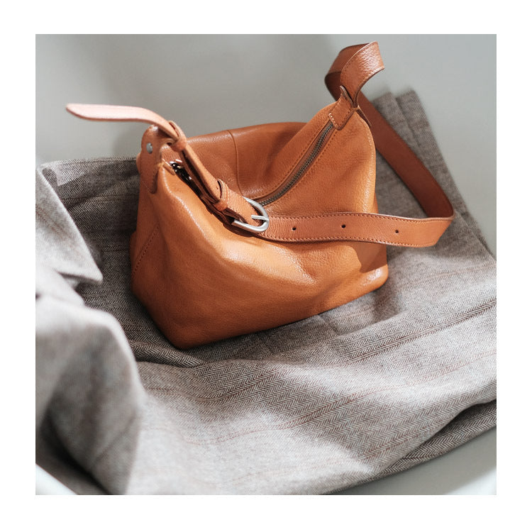 real leather handbag crossbody bag
