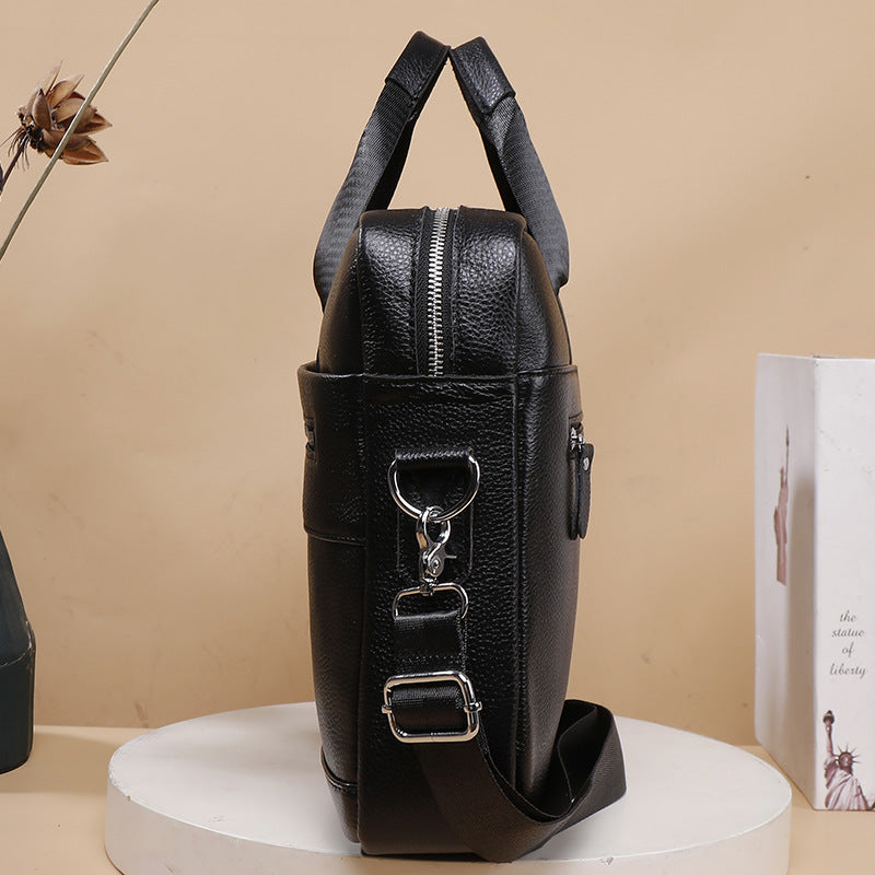 Genuine Leather Office Bag for Men Laptop Business Bag