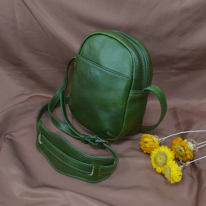 women leather crossbody messenger bag