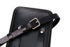 Men Leather Chest Bag with Western Bullet Chain Design