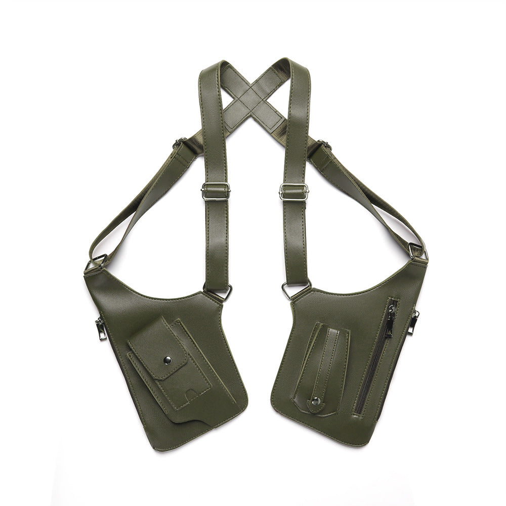 Faux Leather Anti Theft Shoulder Holster Bag