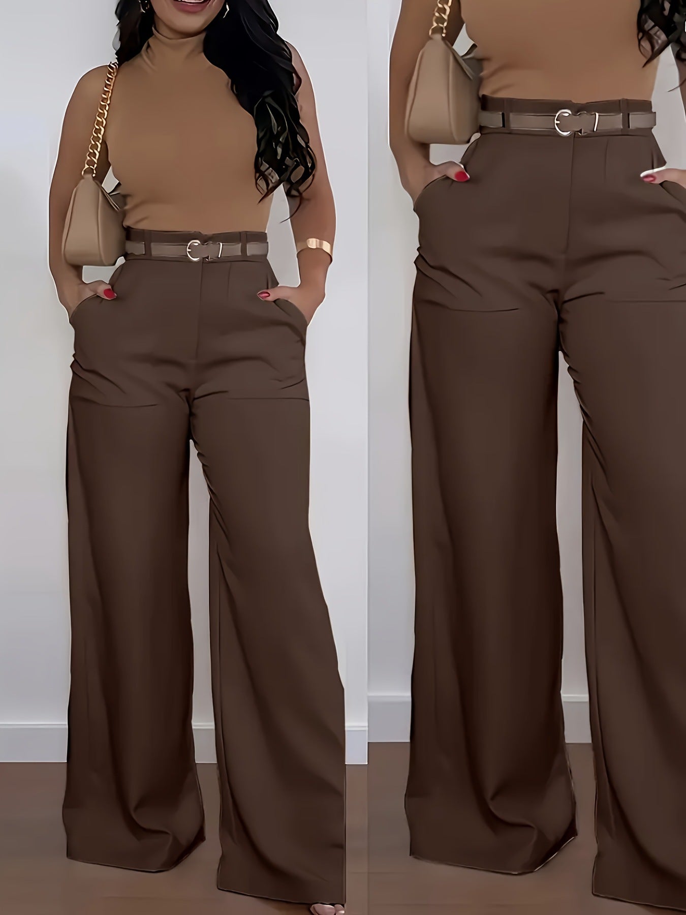 Soft straight leg women's pants